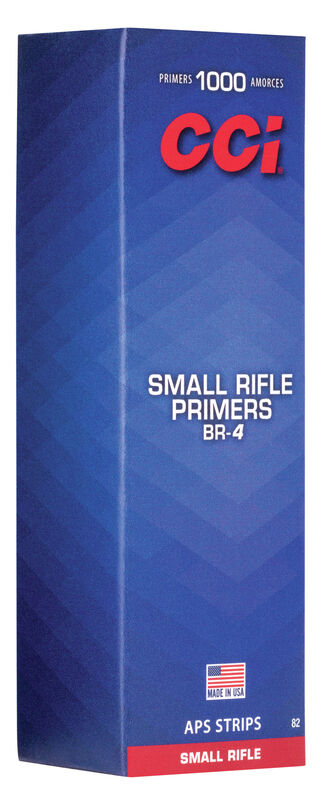 Cc 82 br4smallrifleprimersapsstrips 1000count rm